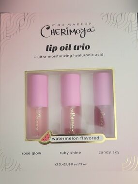 Lip Oil Trio - Pink Shades (Rosé Glow, Ruby Shine, Candy Sky)
